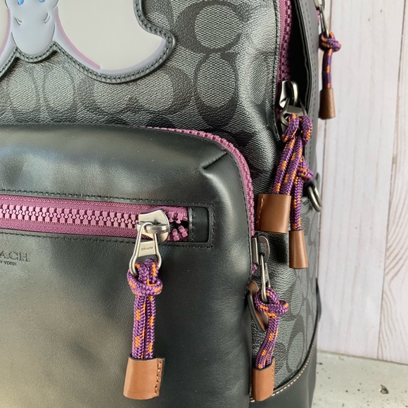 NWT Disney X Coach West Backpack With Dumbo - Picture 5 of 13